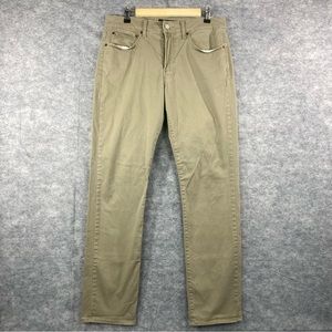 Lucky‎ Brand Mens Khaki 121Slim Straight Chino Pants Size 32x32